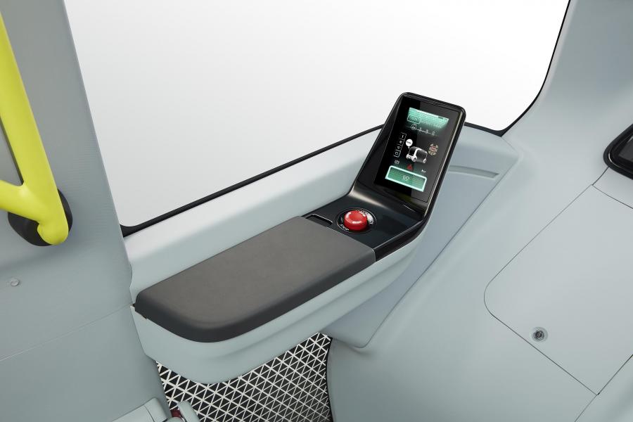 Детали интерьера Toyota e-Palette 2019 года  (фото 7 из 29)